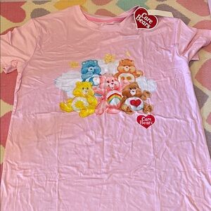Care Bears Light Pink Pj Gown New